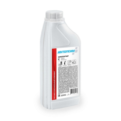 Konzentrat K, мощное кислотное концентрированное средство для удаления ржавчины, цемента, известкового налета, Интерхим